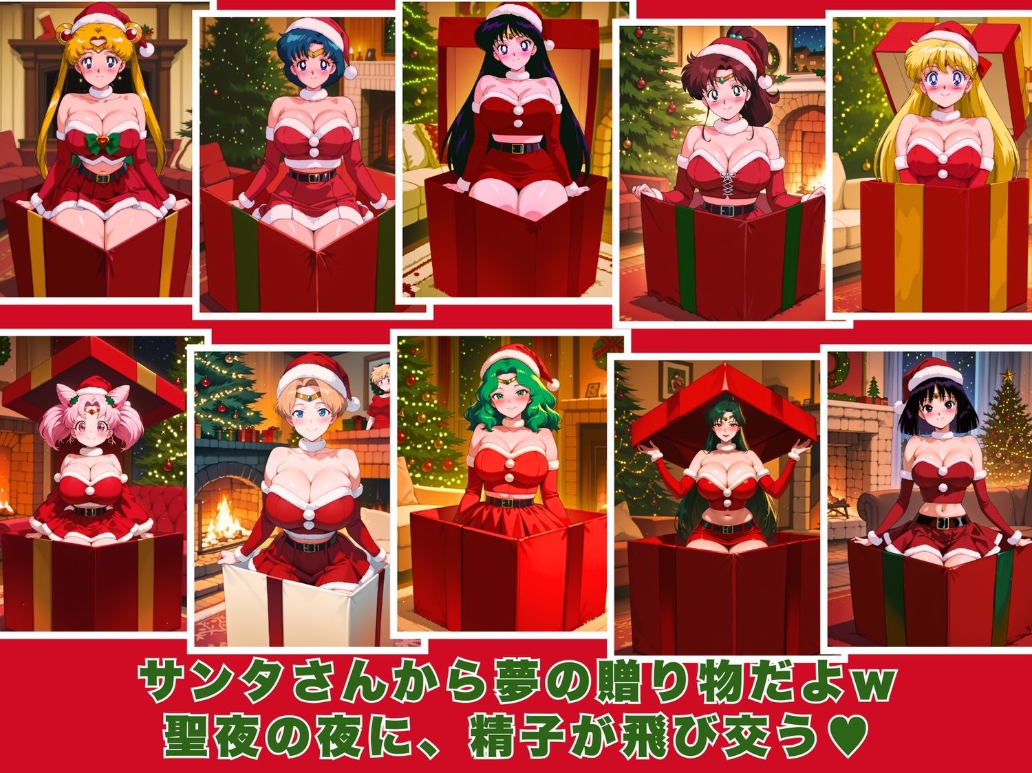 10人のエロサンタ〜セーラー●ーン 編〜 - サンプル画像 1