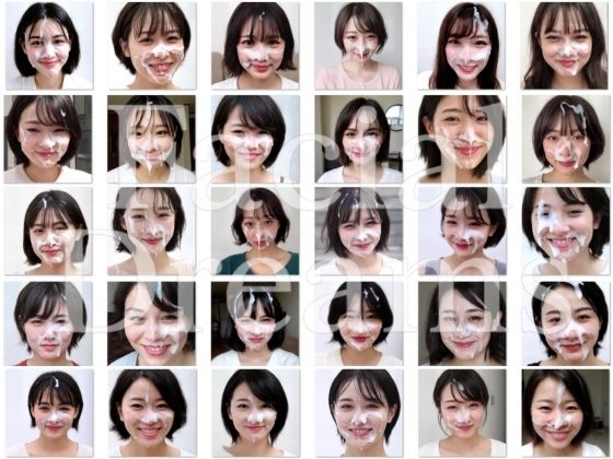 顔射顔150人  VOl.1 - サンプル画像 2