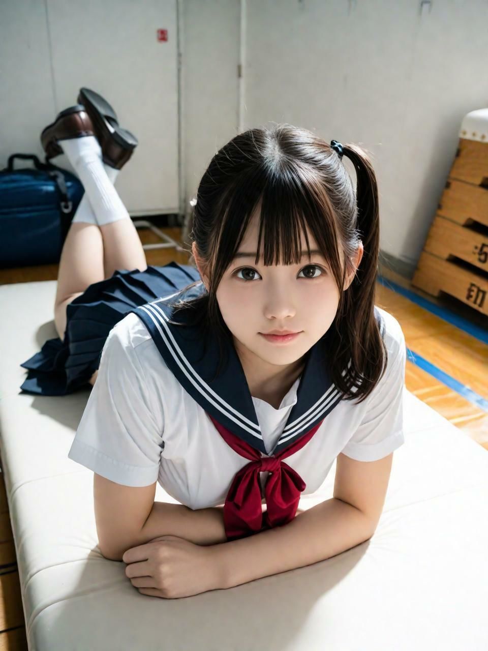 セーラー服えっち（258枚）【実写系AI超リアルCG集ult】 - サンプル画像 1