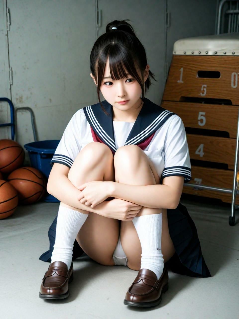 セーラー服えっち（258枚）【実写系AI超リアルCG集ult】 - サンプル画像 3