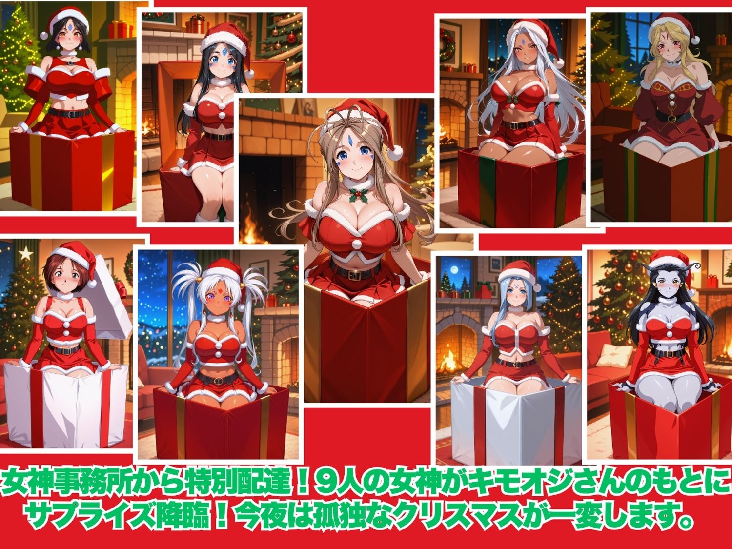 女神とオジサンの聖夜物語 - サンプル画像 1