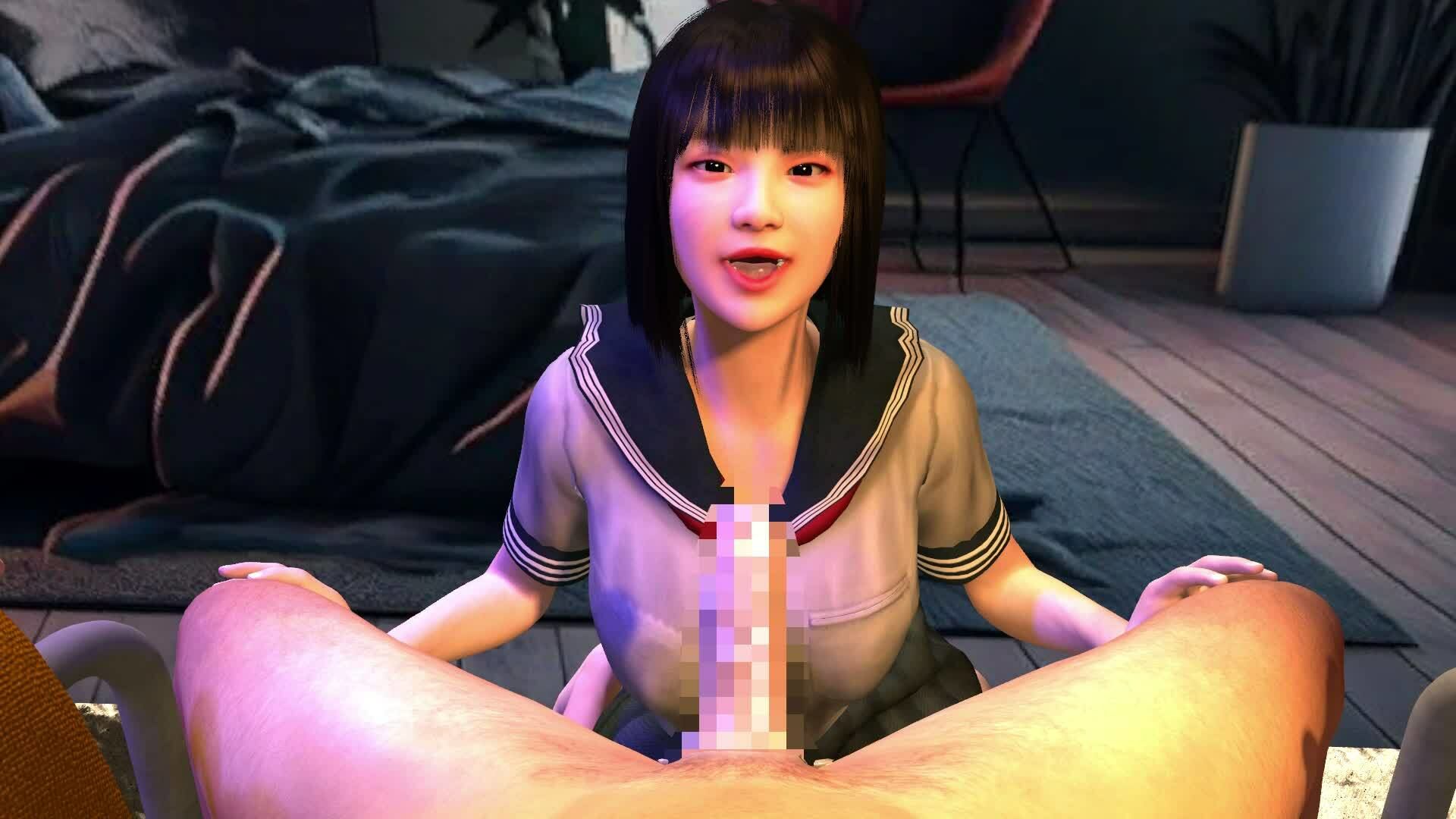 【ROMV342】【動画】サイレントヒルf深水雛子とクラウド「フェラチオぶっかけ」 - サンプル画像 1