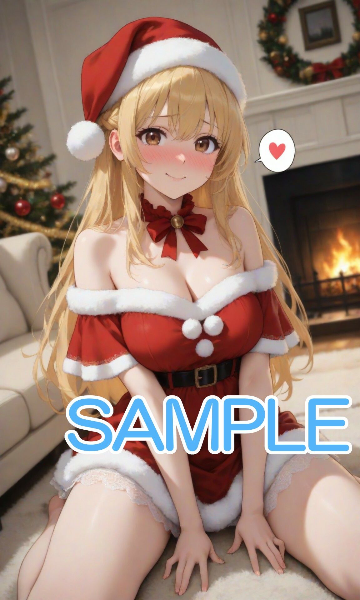 サンタな女の子とクリスマスパーティで・・・ - サンプル画像 1