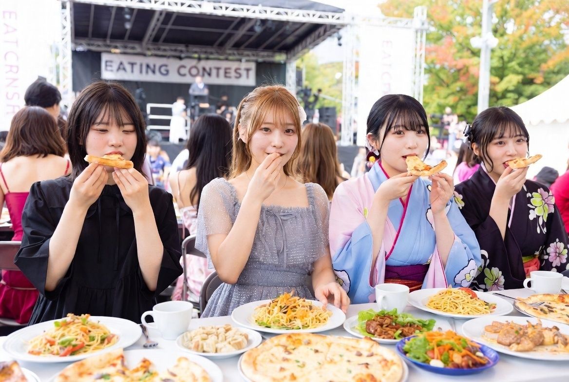 大食い秘技！乳出しブースト - サンプル画像 5