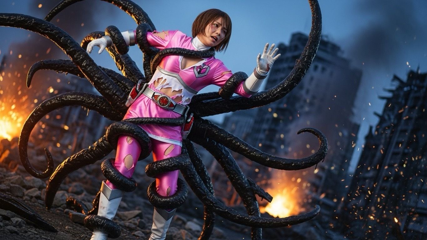 AI photo book 変身ヒロイン - サンプル画像 2