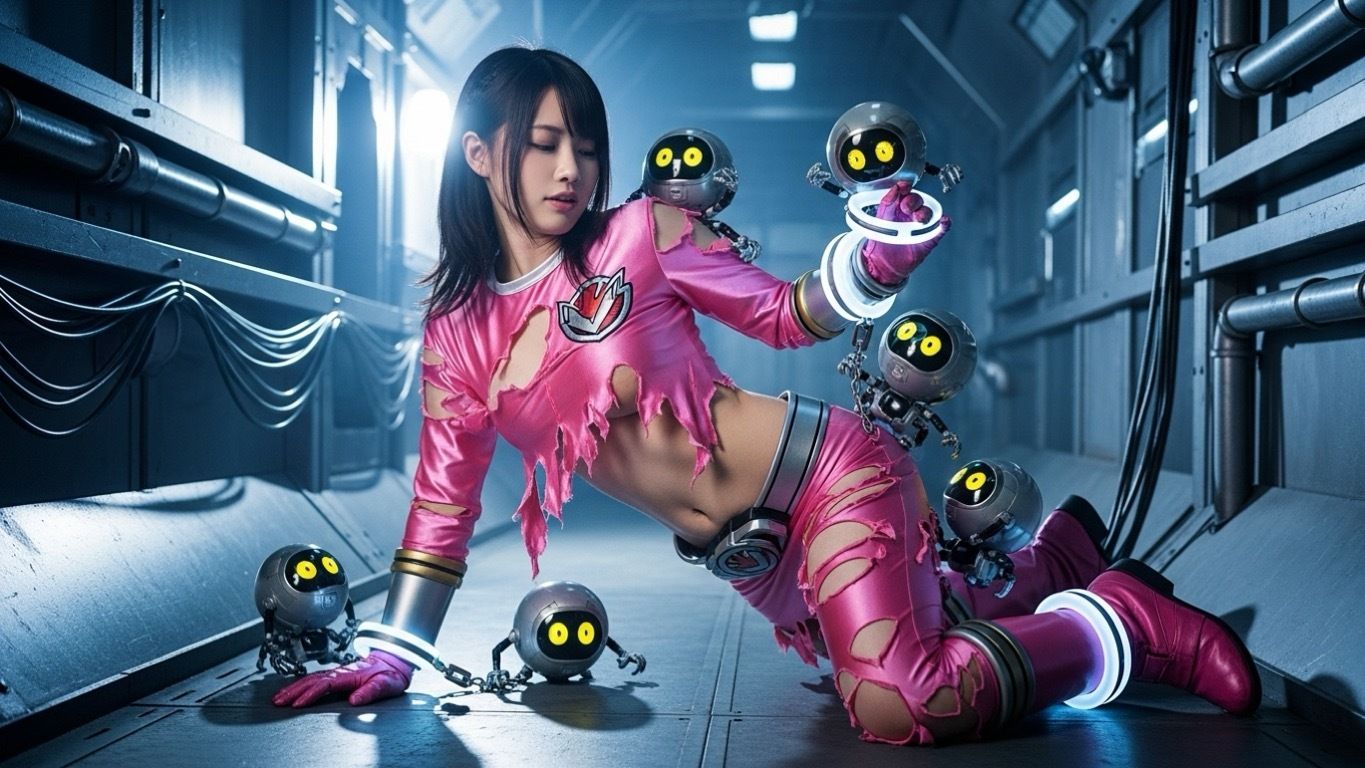 AI photo book 変身ヒロイン - サンプル画像 4