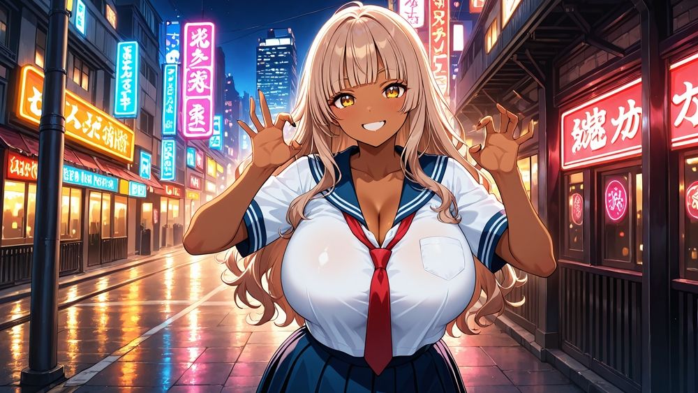 爆乳白ギャルと褐色ギャルが同級生宅で誘惑中出し【4K】【FANZA専売】 - サンプル画像 3