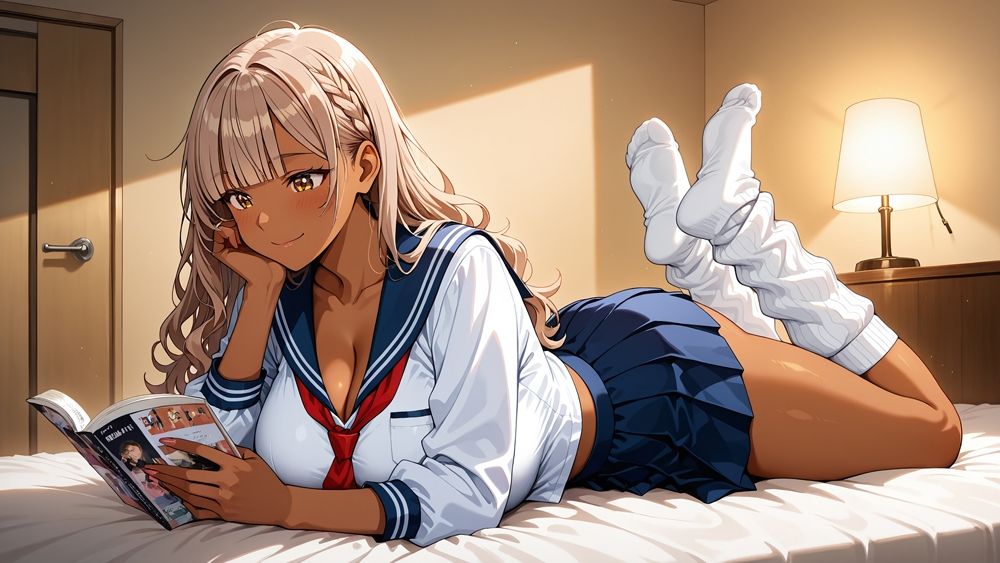 爆乳白ギャルと褐色ギャルが同級生宅で誘惑中出し【4K】【FANZA専売】 - サンプル画像 5