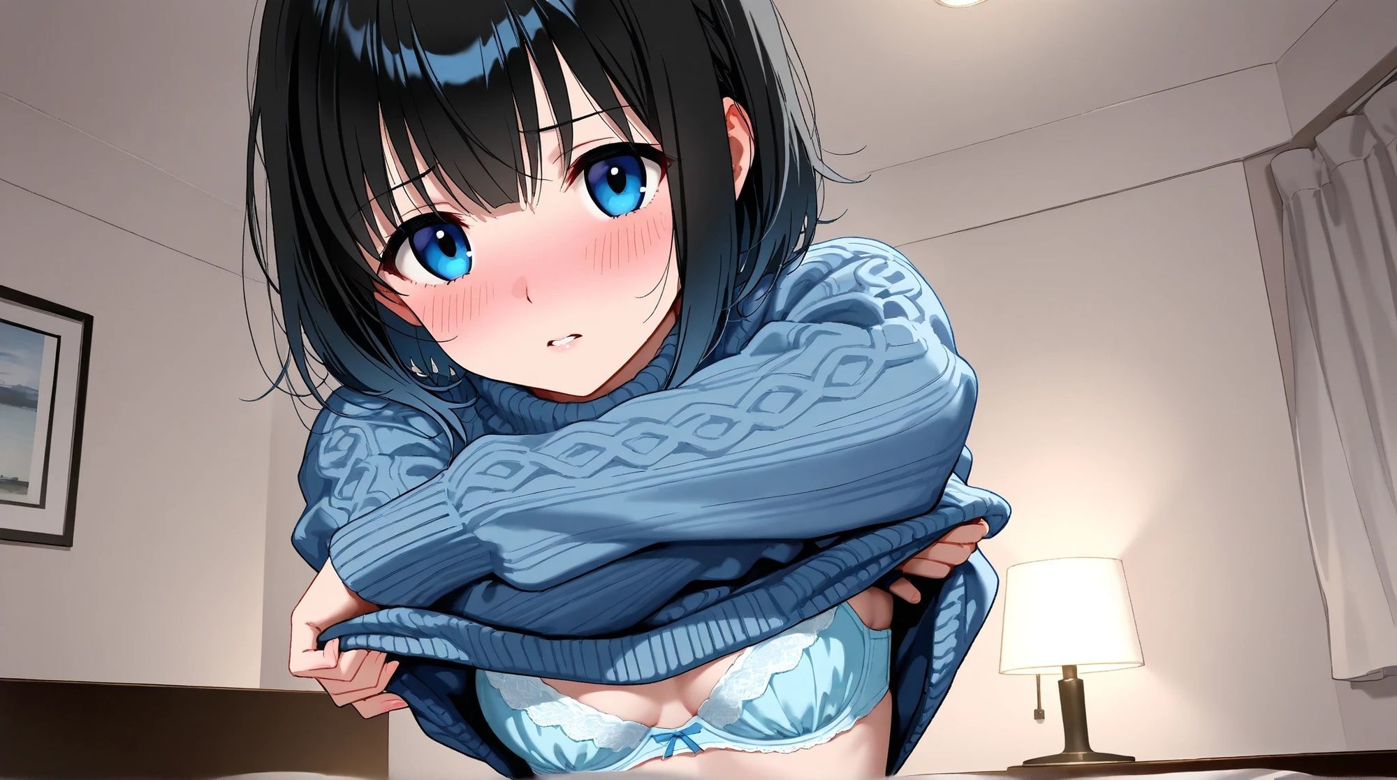 清楚な黒髪JDが俺の前だけで乱れていく - サンプル画像 4