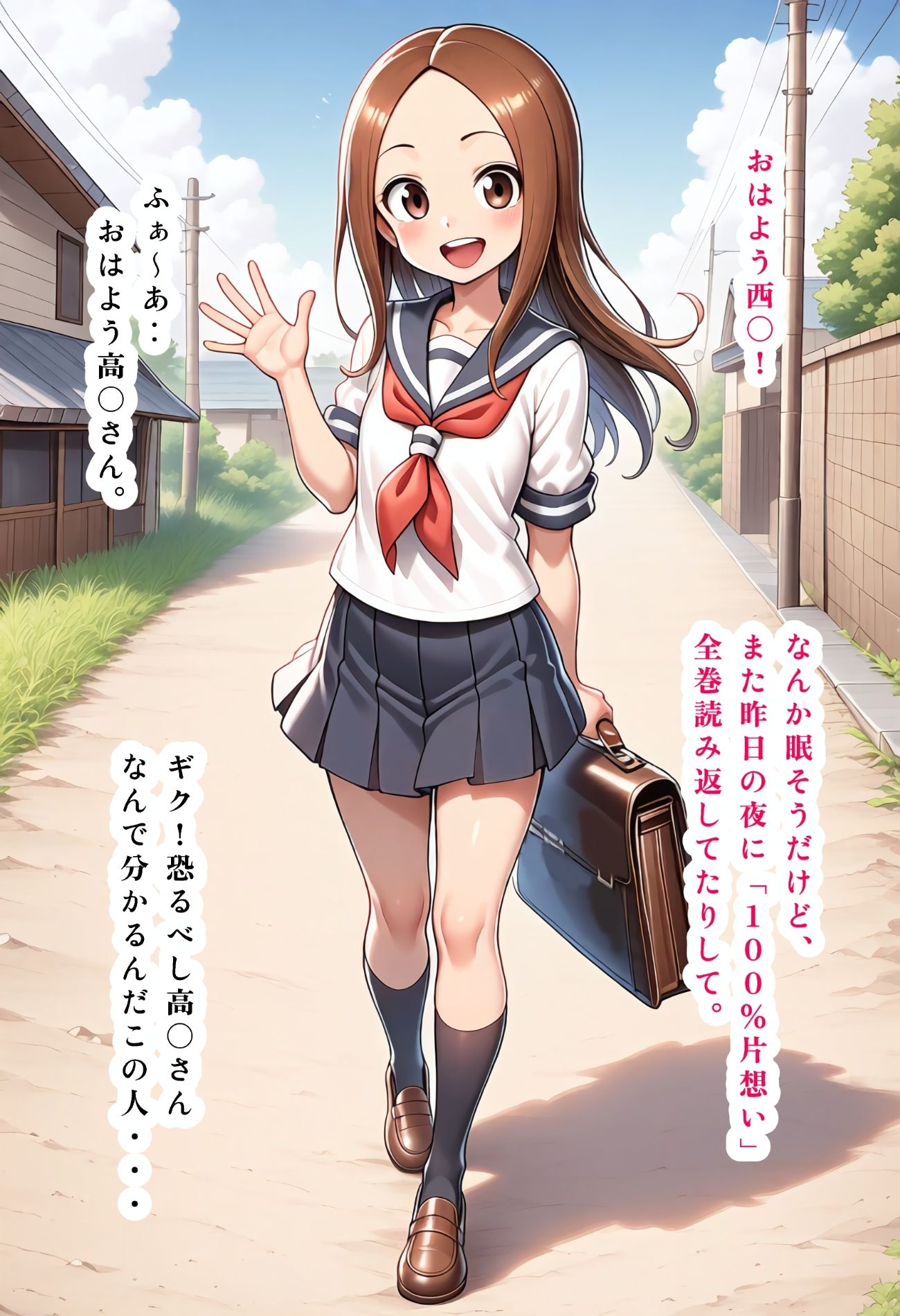 高〇さん西〇に羞恥プレイをする！！ - サンプル画像 1