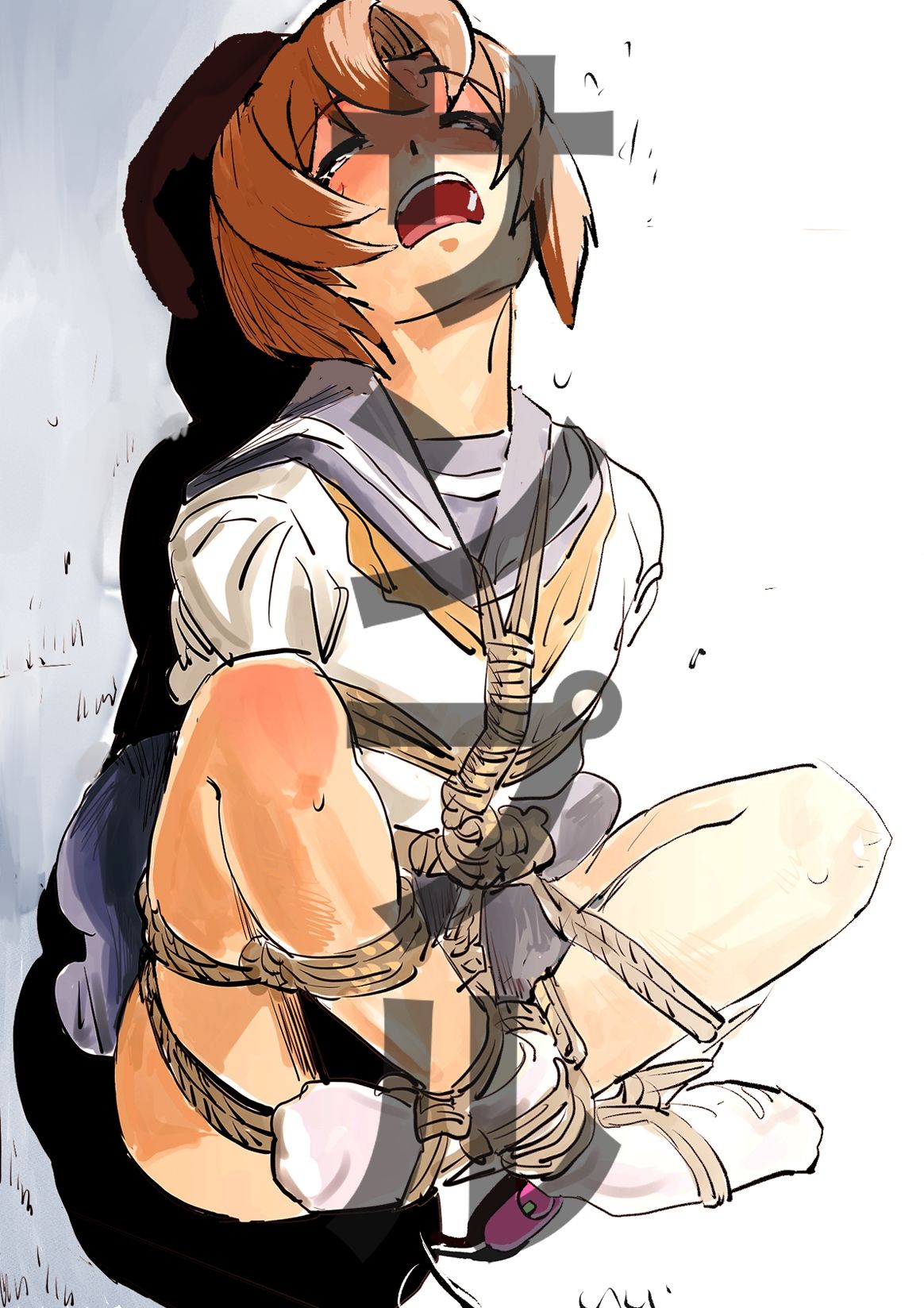 キャラ緊縛0 - サンプル画像 1