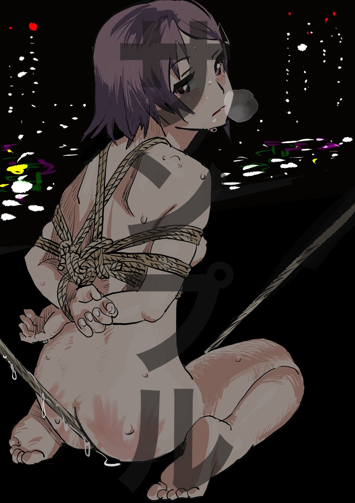 キャラ緊縛0 - サンプル画像 3