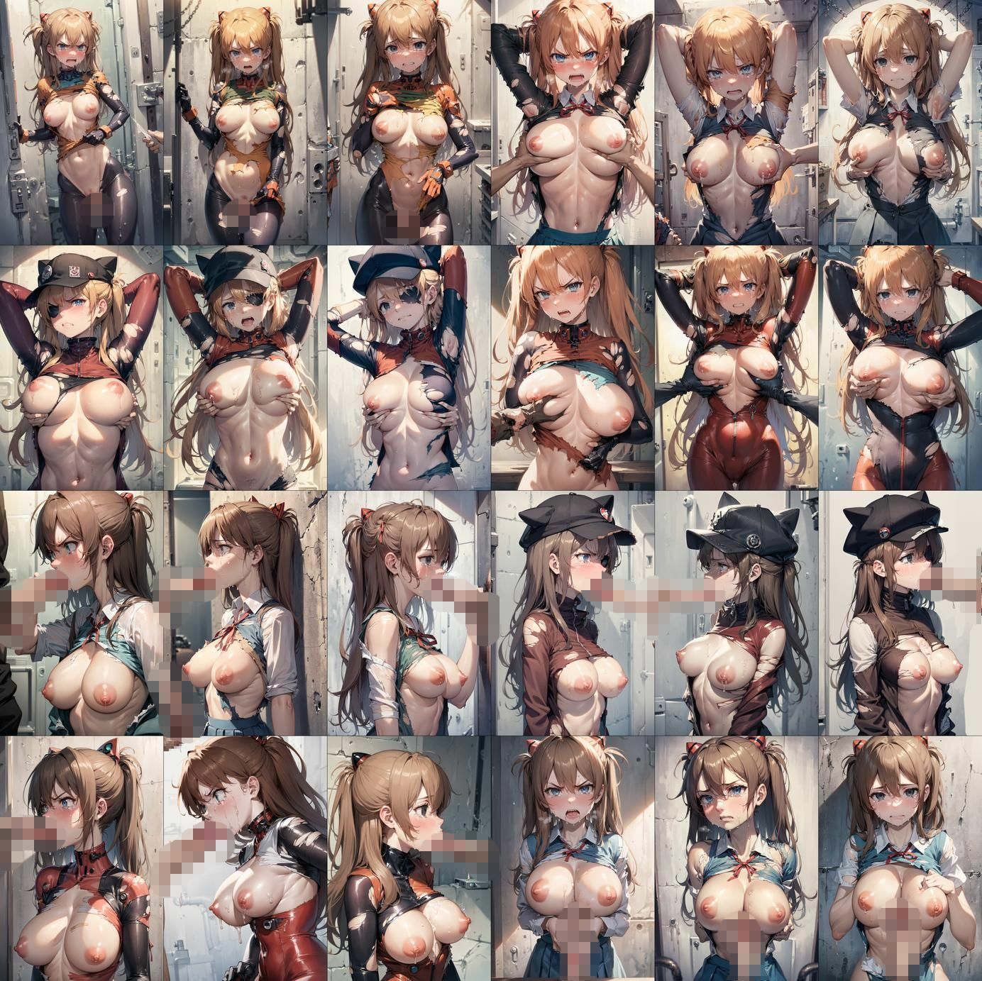 敗北  ア〇カ（エヴァ〇ゲリ〇ン） - サンプル画像 5