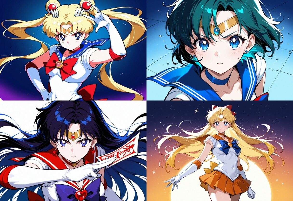 セーラー戦士敗北 - サンプル画像 1