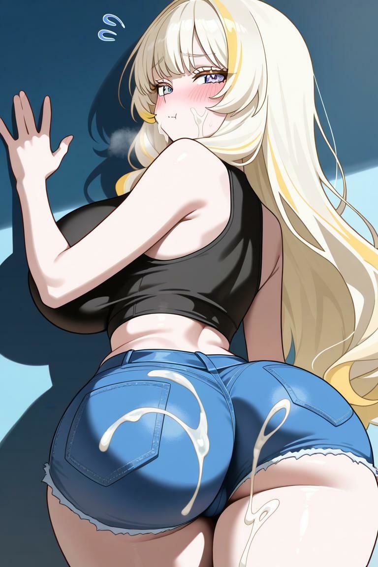 ぶっかけデニムギャル2  むちむちデカ尻ギャルは淫乱ク◯ビッチ - サンプル画像 1