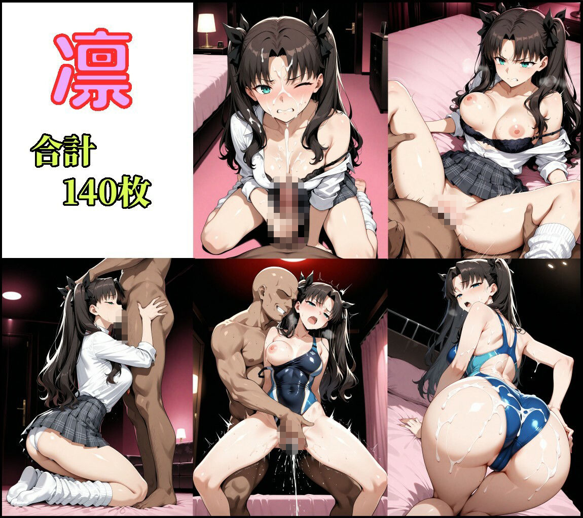 Fate/Staynight ヒロインズ制服＋競泳水着CG集 - サンプル画像 2