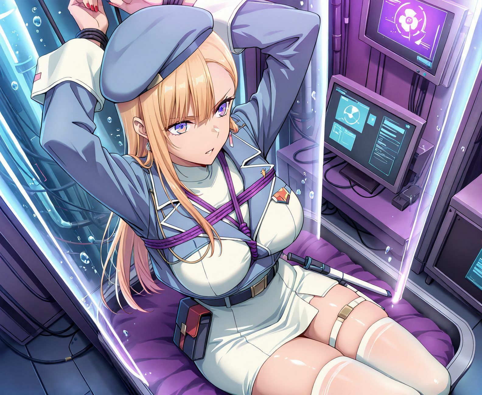 ゆうぐれ洗脳改造・悪堕ち淫乱化搾精 - サンプル画像 3