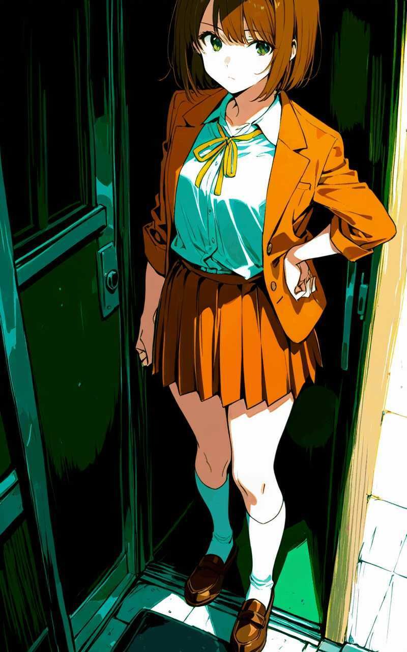 制服と女子校生  クール美女の初体験編 - サンプル画像 1