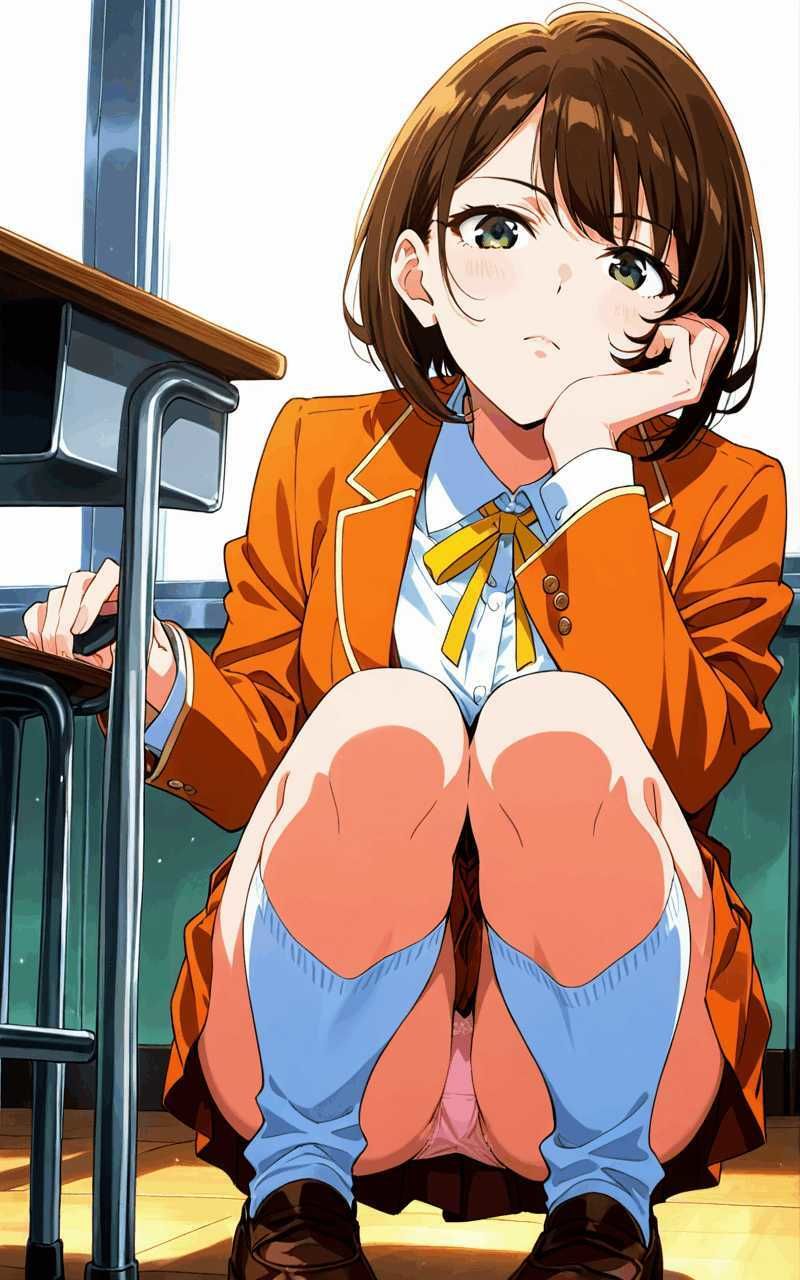 制服と女子校生  クール美女の初体験編 - サンプル画像 2