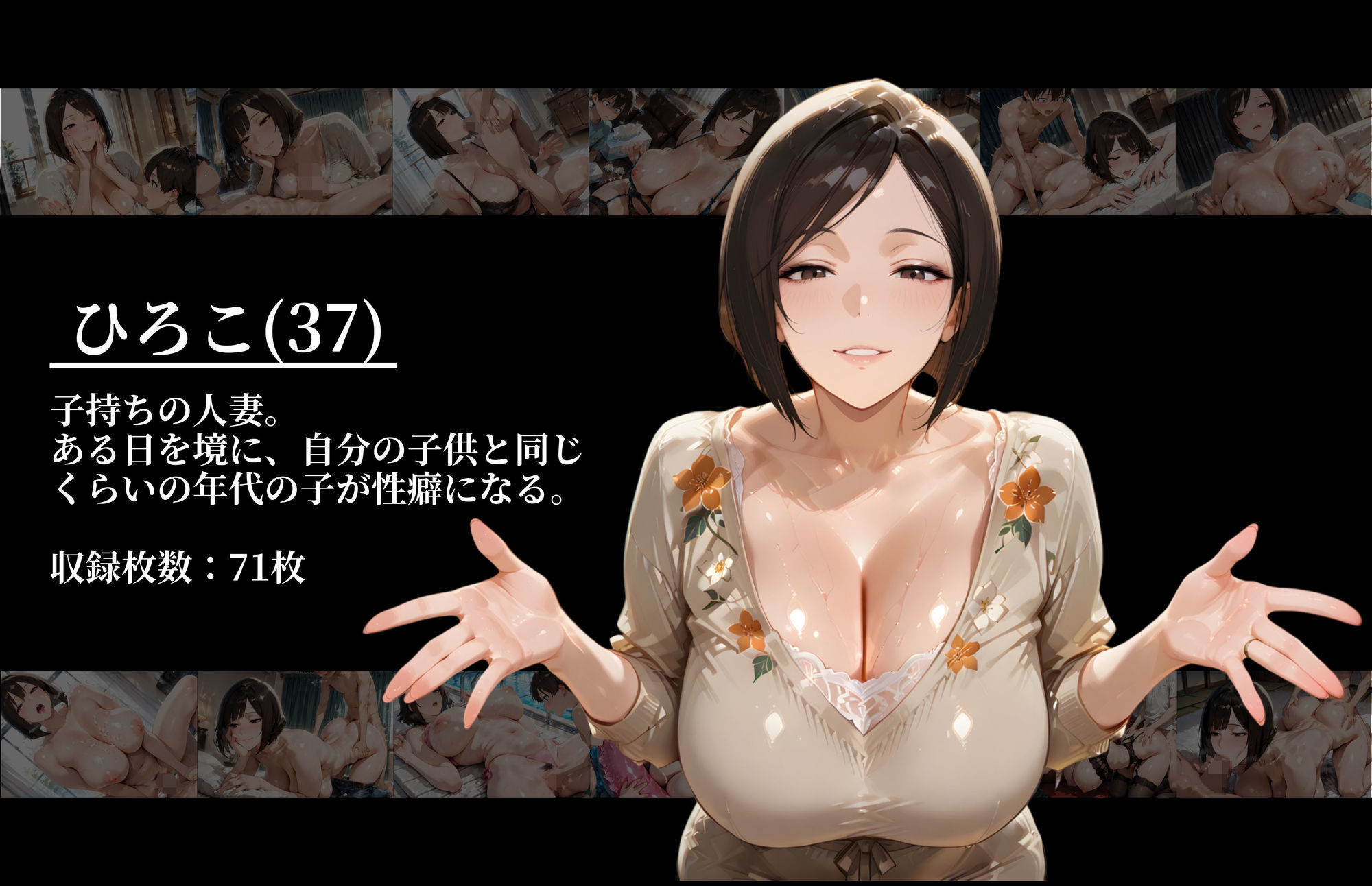 ［500枚の長編］［4K横長高画質］ 肉便女の四重奏（カルテット）〜4人の変態女子校生・人妻〜 - サンプル画像 2