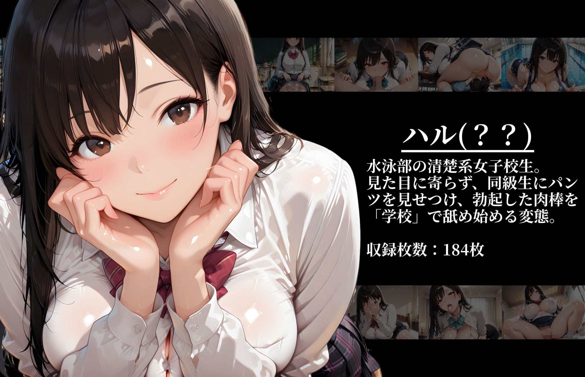 ［500枚の長編］［4K横長高画質］ 肉便女の四重奏（カルテット）〜4人の変態女子校生・人妻〜 - サンプル画像 3