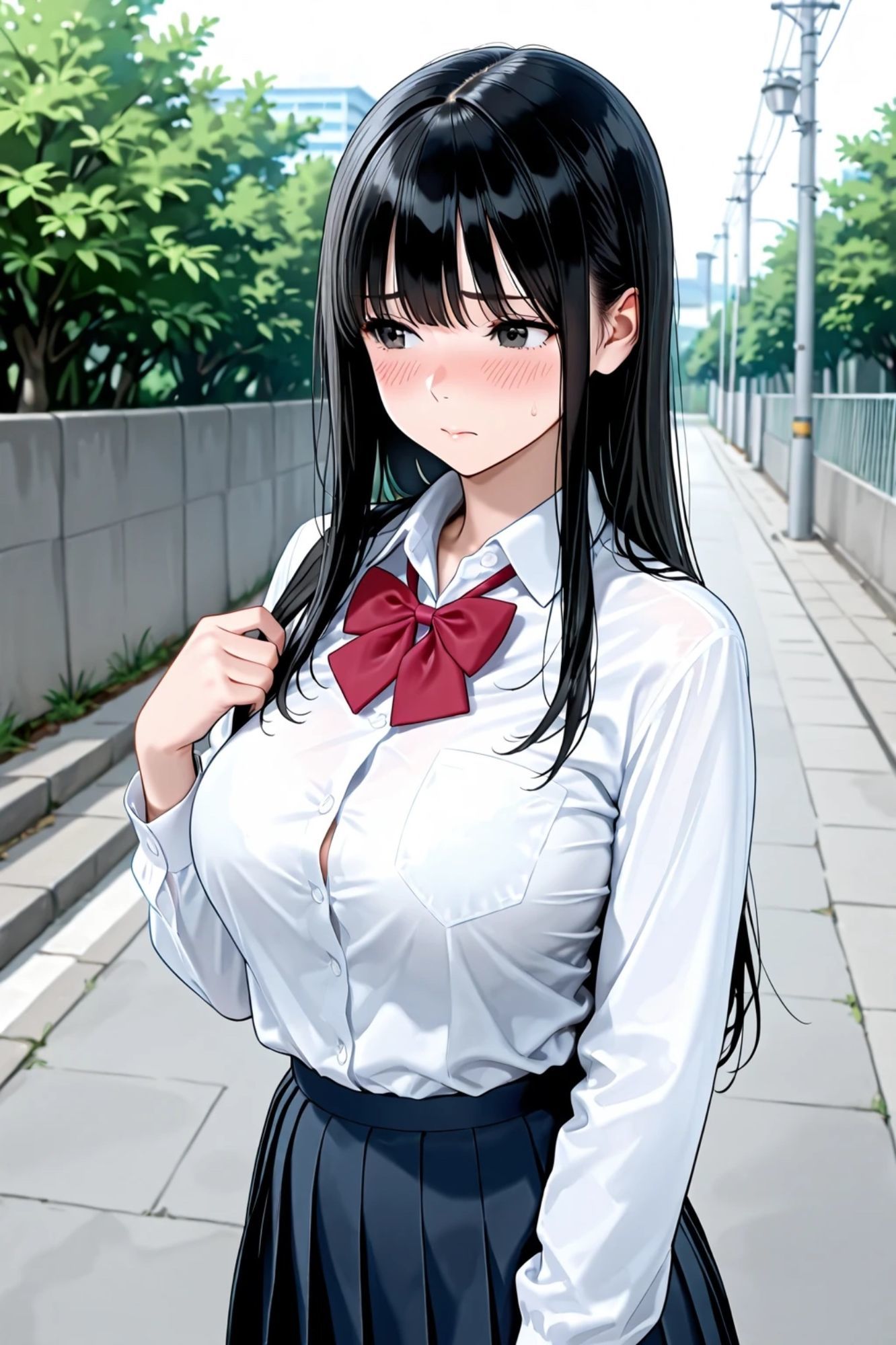 いいなり露出彼女 - サンプル画像 1