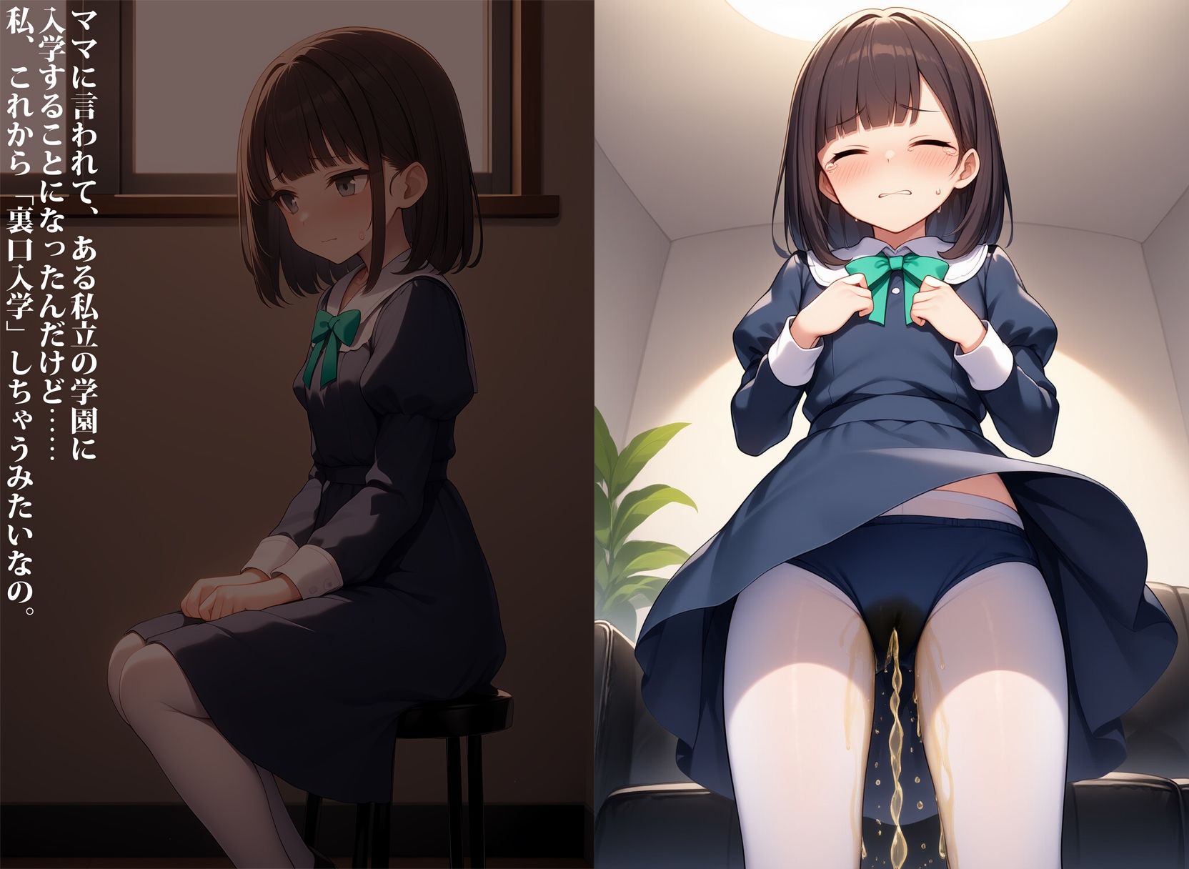 裏口入学の代償〜私立学園の女性徒がお漏らし調教〜 - サンプル画像 1