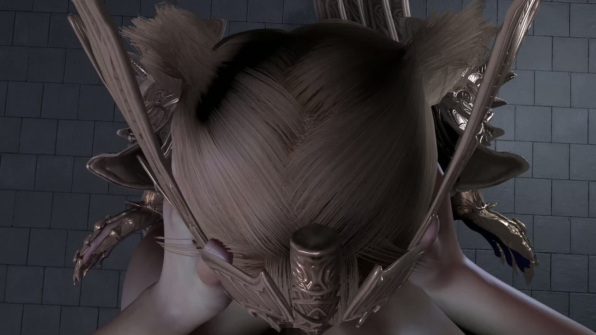 【ROMV347】黄金聖闘士星矢とクラウド「フェラチオとイラマチオ」 - サンプル画像 4