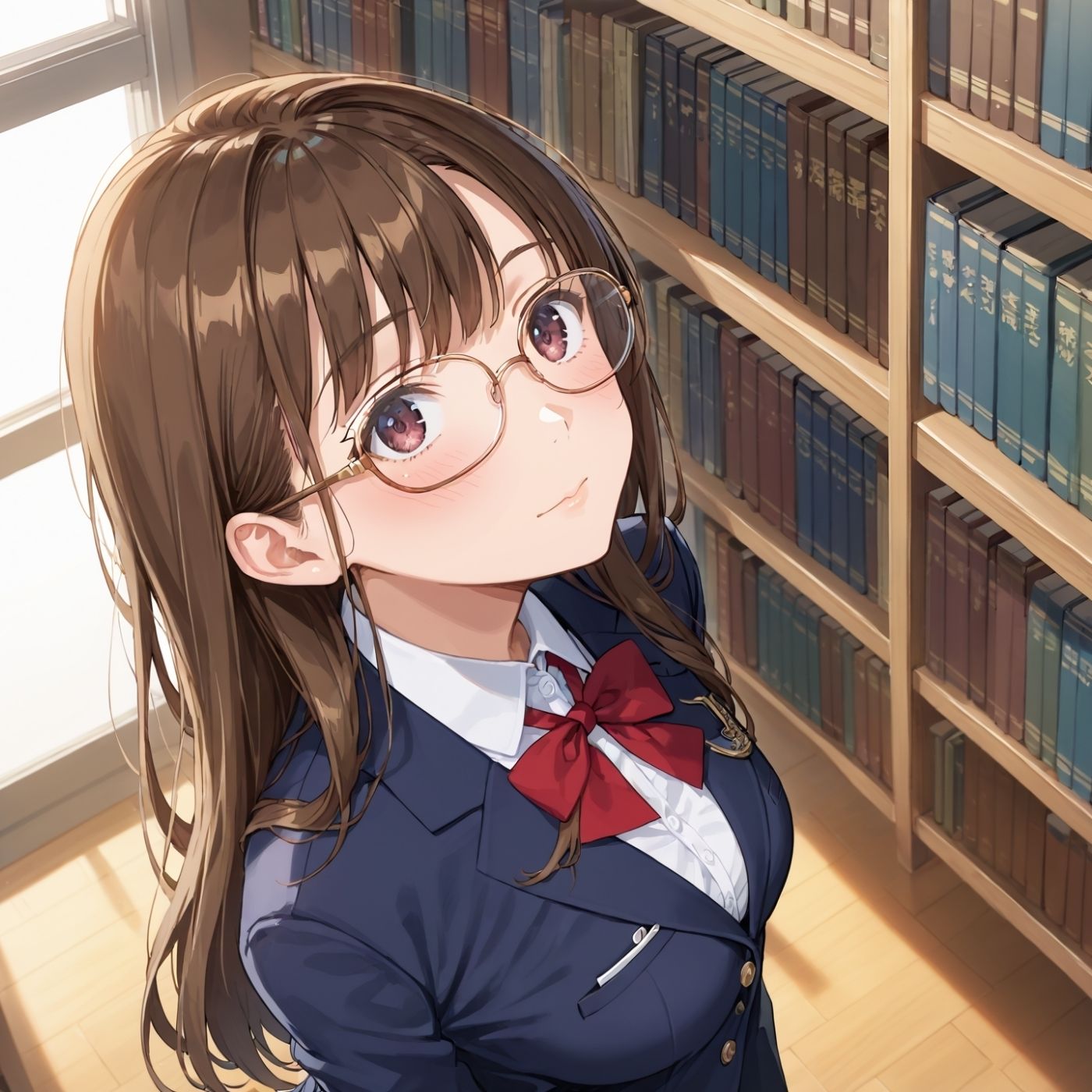 学園性活！図書委員と官能的な秘め事1【メガネ美少女の厳選CG350枚収録】 - サンプル画像 2