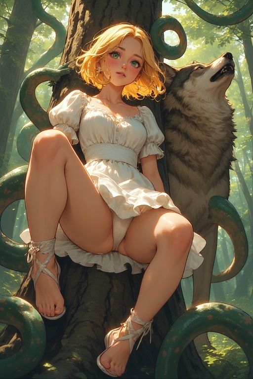 シンデレラ触手遭遇狼撃退パンチラ画像集 - サンプル画像 3