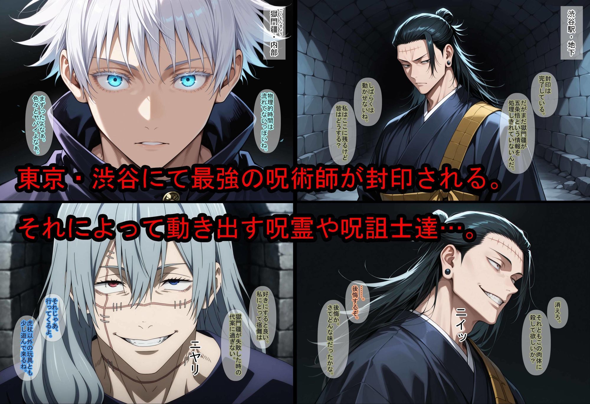 【呪術〇戦】渋谷［凌●］事変 - サンプル画像 1