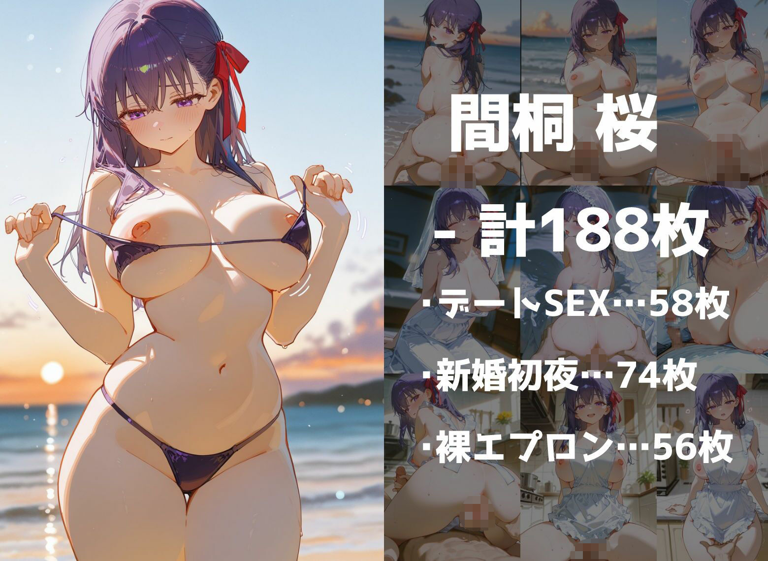 憧れヒロインは俺にだけデレデレです -間〇桜編- - サンプル画像 3