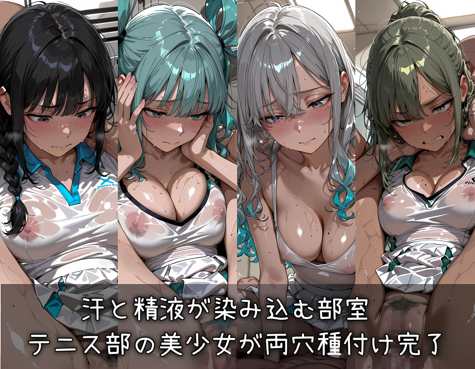 顧問の肉便器に堕ちるテニス部 - サンプル画像 2