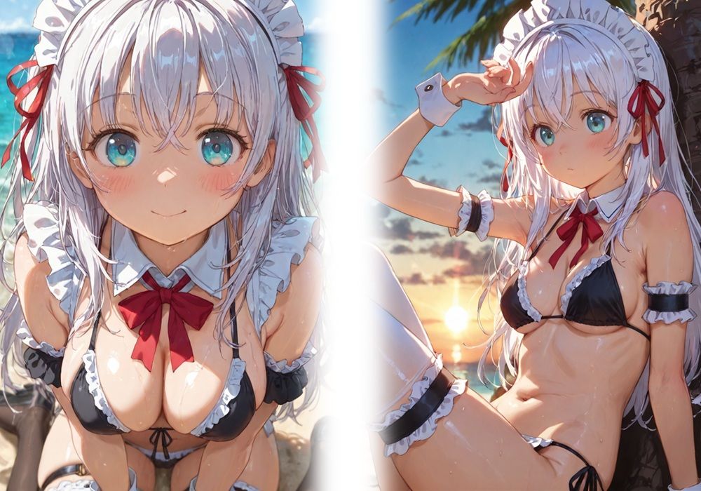 お胸がたわわな激カワメイドとイチャらぶドロドロ連続中出しエッチ - サンプル画像 2