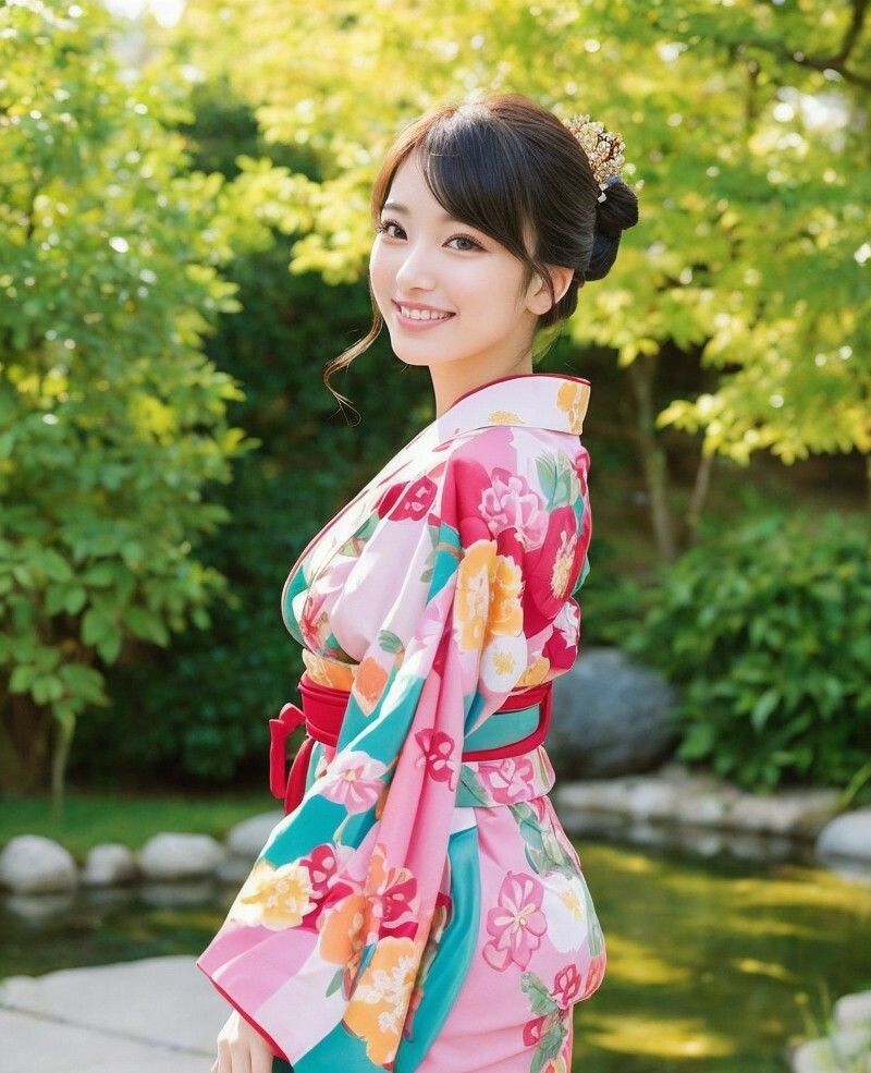 【美女名録】vol1.20  絢爛―振袖に咲く美―  148枚【AIグラビア写真集】 - サンプル画像 2