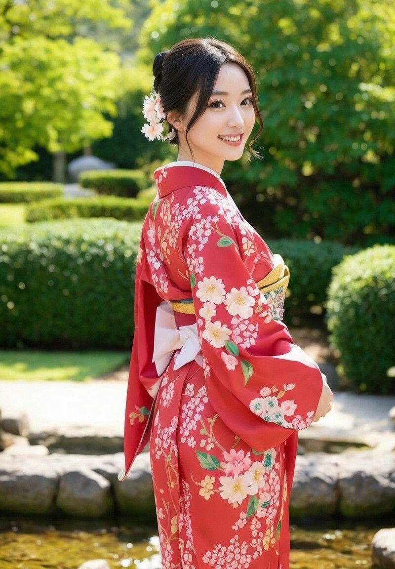 【美女名録】vol1.20  絢爛―振袖に咲く美―  148枚【AIグラビア写真集】 - サンプル画像 5