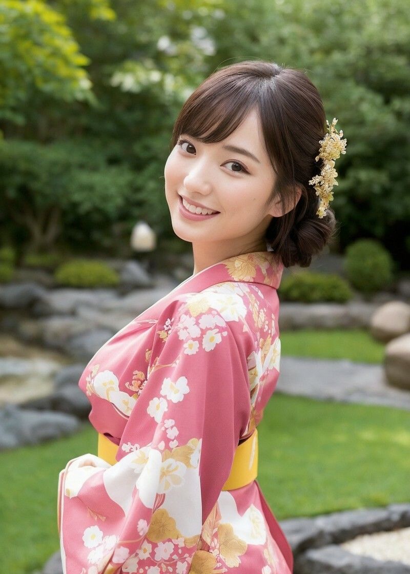 【美女名録】vol1.20  絢爛―振袖に咲く美―  148枚【AIグラビア写真集】 - サンプル画像 6