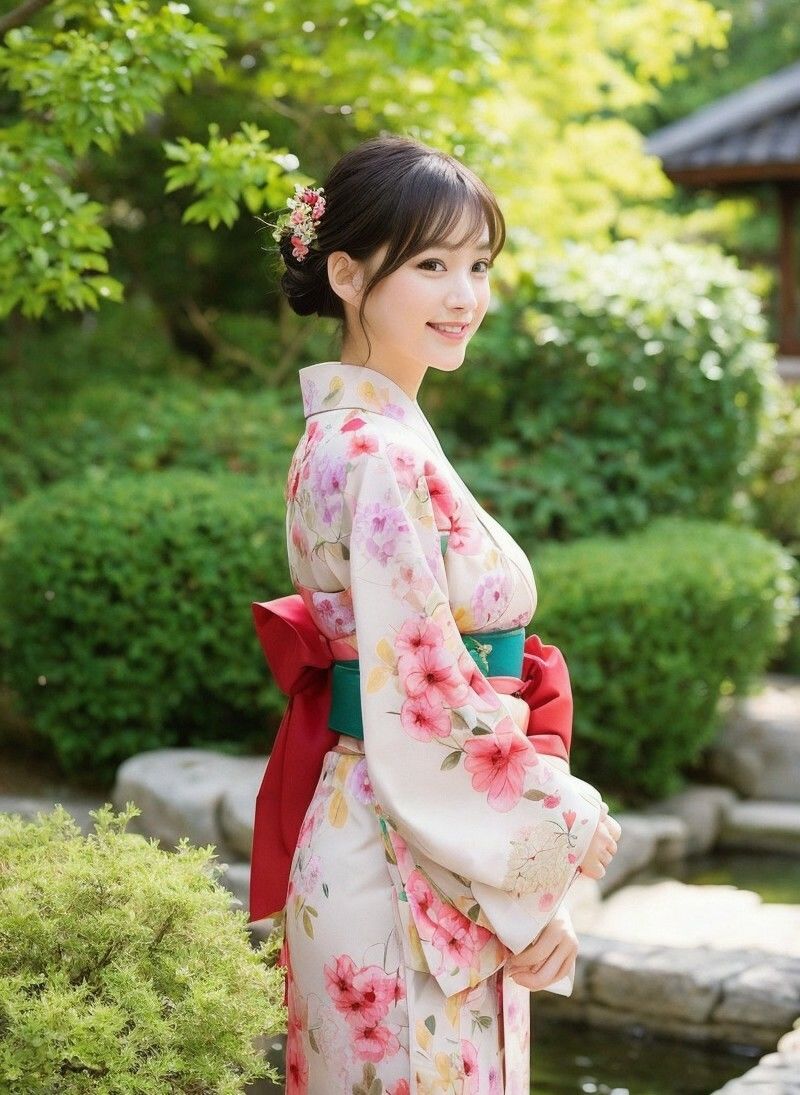 【美女名録】vol1.20  絢爛―振袖に咲く美―  148枚【AIグラビア写真集】 - サンプル画像 9