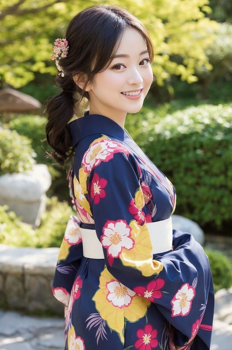 【美女名録】vol2.20  絢爛―振袖に咲く美―  150枚【AIグラビア写真集】 - サンプル画像 1