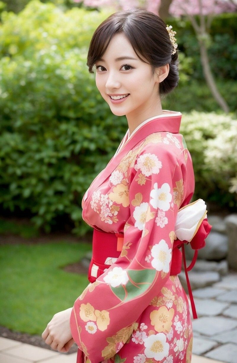 【美女名録】vol2.20  絢爛―振袖に咲く美―  150枚【AIグラビア写真集】 - サンプル画像 2