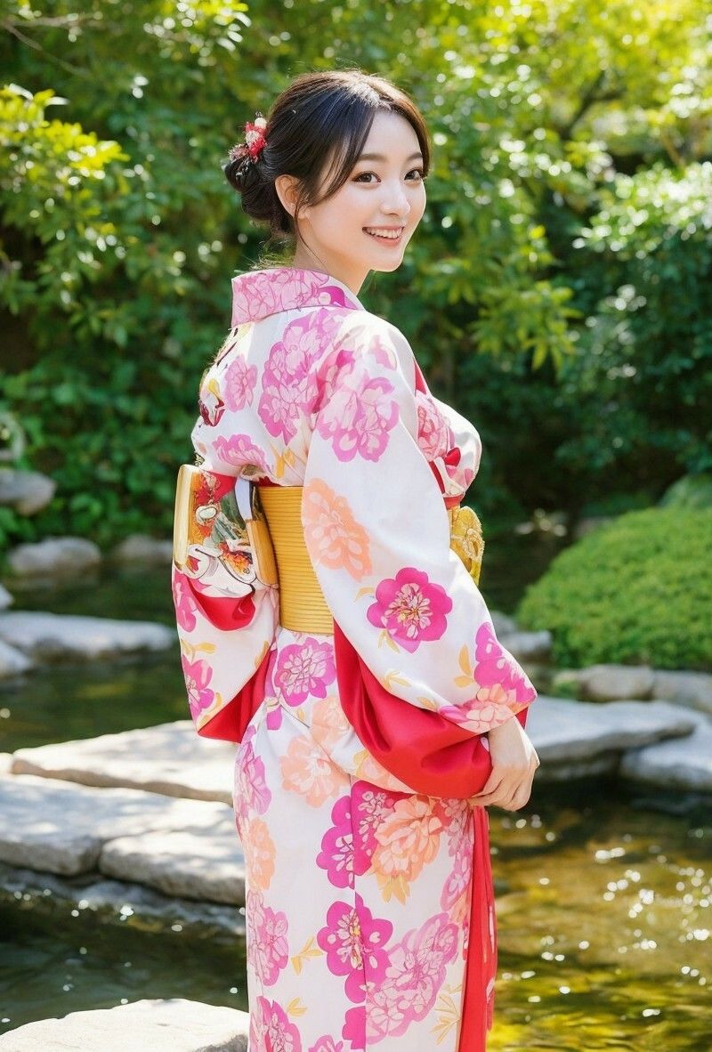 【美女名録】vol2.20  絢爛―振袖に咲く美―  150枚【AIグラビア写真集】 - サンプル画像 3