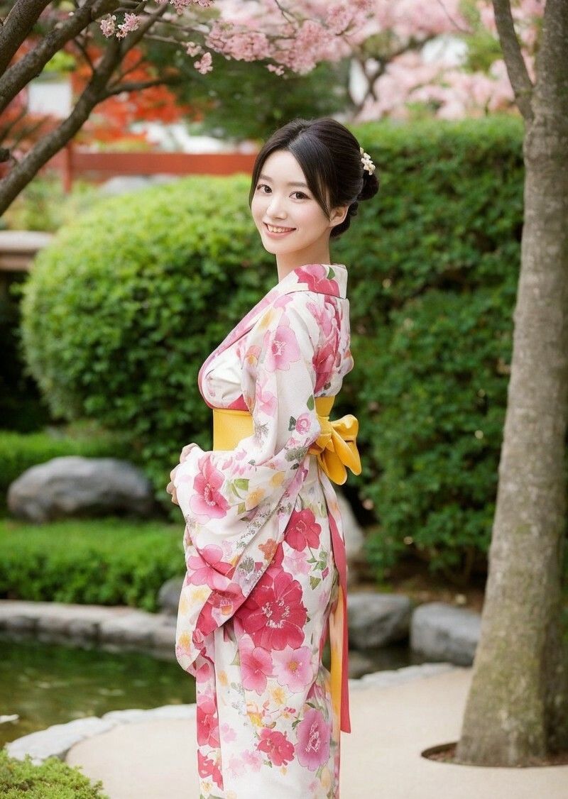 【美女名録】vol2.20  絢爛―振袖に咲く美―  150枚【AIグラビア写真集】 - サンプル画像 4