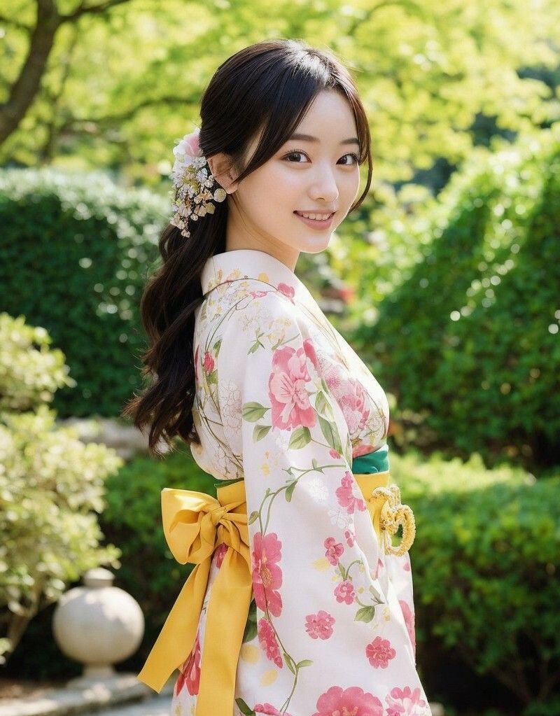 【美女名録】vol2.20  絢爛―振袖に咲く美―  150枚【AIグラビア写真集】 - サンプル画像 5