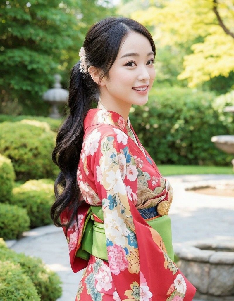 【美女名録】vol2.20  絢爛―振袖に咲く美―  150枚【AIグラビア写真集】 - サンプル画像 9