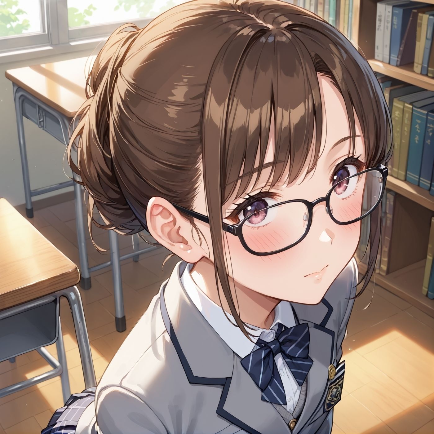 学園性活！図書委員と官能的な秘め事2【メガネ美少女の厳選CG207枚収録】 - サンプル画像 3