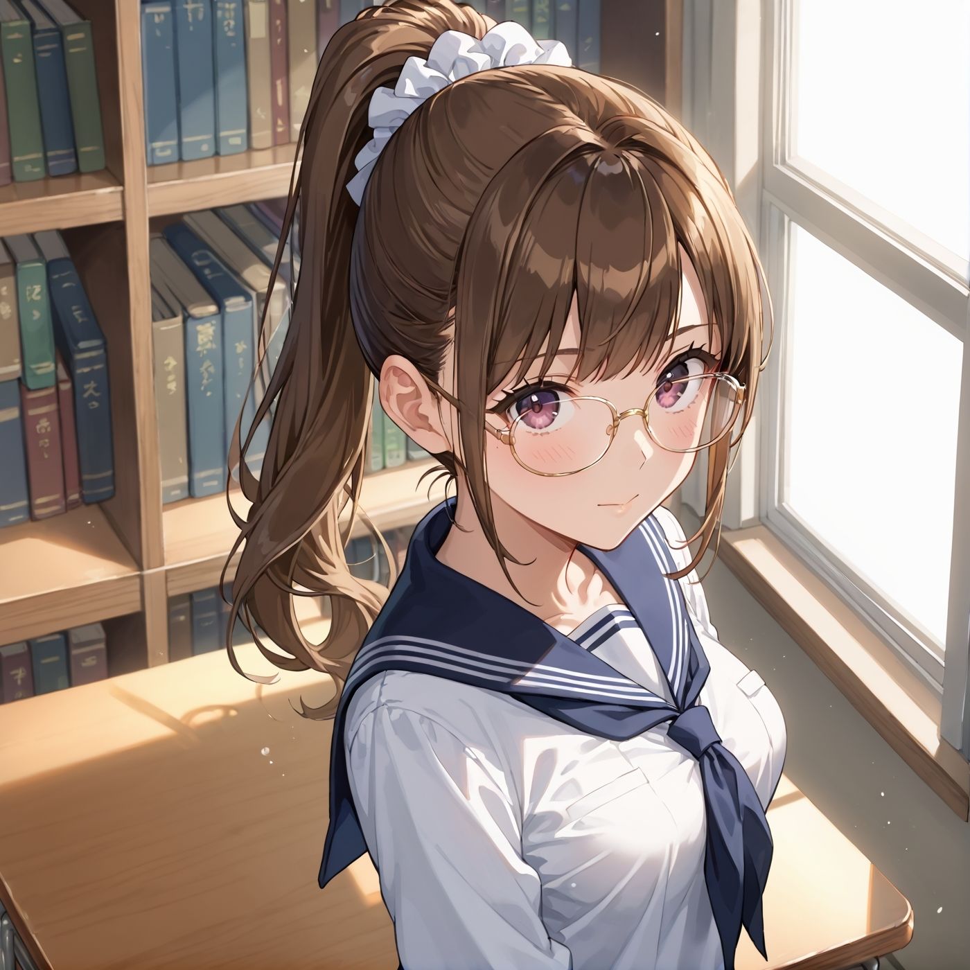 学園性活！図書委員と官能的な秘め事2【メガネ美少女の厳選CG207枚収録】 - サンプル画像 8