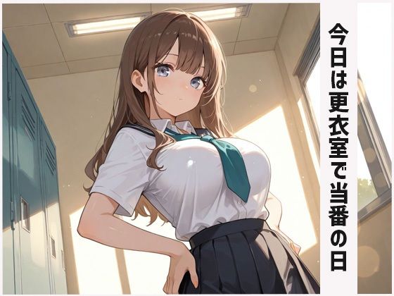 更衣室で性処理当番  恥ずかしい時もあるけど止められない  450ページ超え - サンプル画像 1