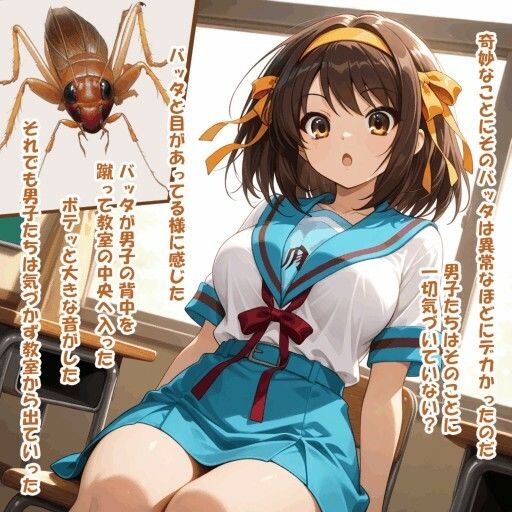 パイズリ生物の生態  パイズリバッタ 編 - サンプル画像 2