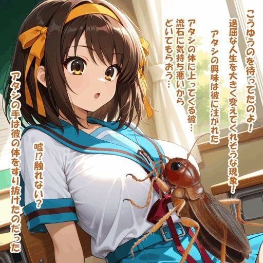 パイズリ生物の生態  パイズリバッタ 編 - サンプル画像 4