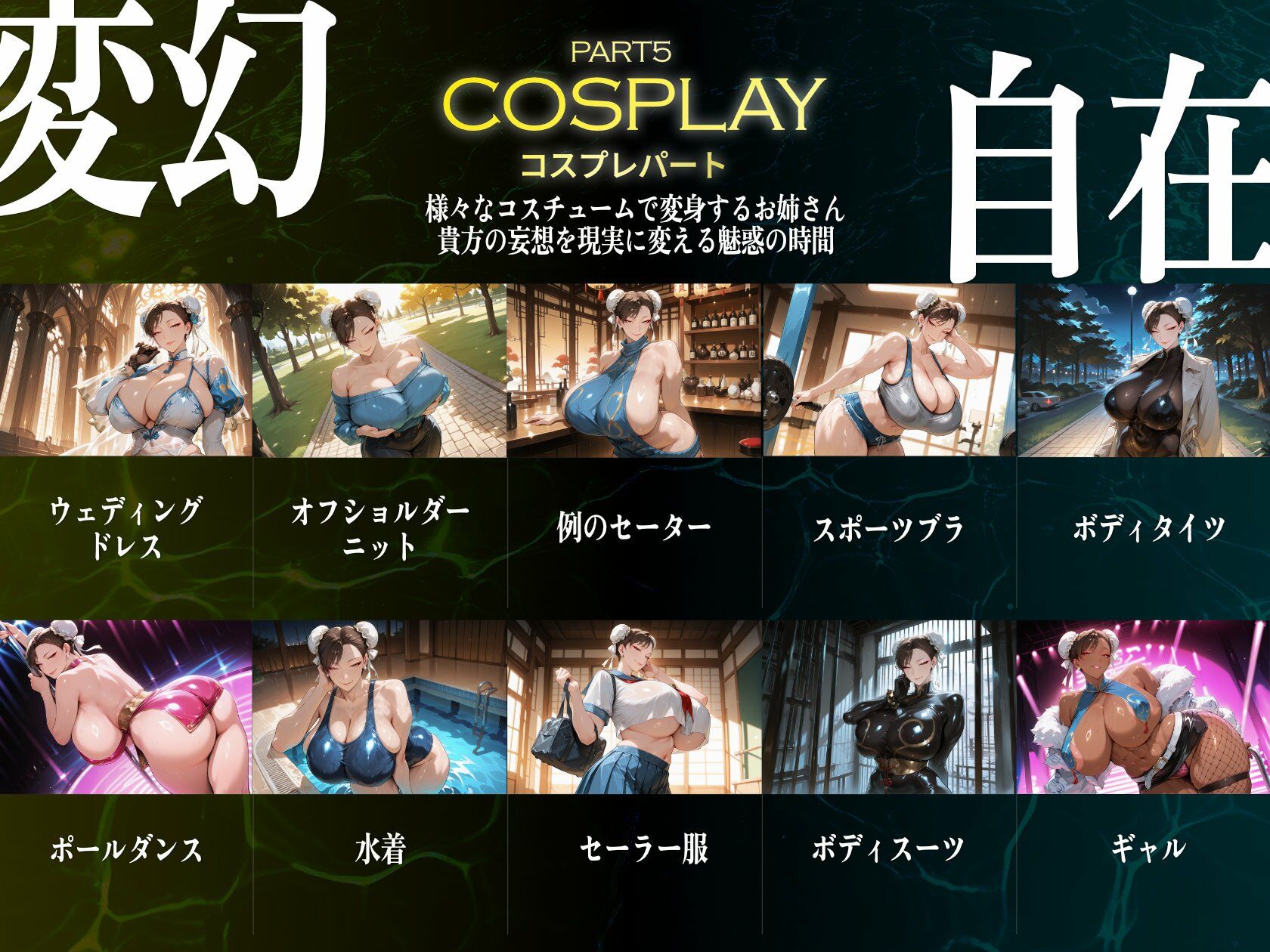 巨乳痴女同人CG集 エーテライト No.22 - サンプル画像 6